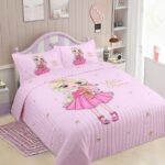 Children Digital Printed Bedspreads A07 Bronded Girl