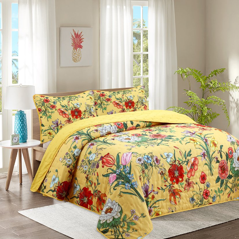 Digital Printed Bespreads A01 Blossom Fortune Digital Printed Quilt