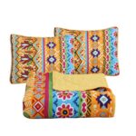 Digital Printed Bespreads A05 dult Bohemian Style Super Soft Polyester Quilt | 160g Imitation Silk Ultrasonic Bedspread