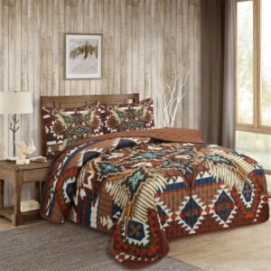 Digital Printed Bespreads A03 Adult Modern Floral Super Soft Polyester Quilt | 160g Imitation Silk Ultrasonic Bedspread
