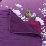 Digital Printed Bespreads A04Adult Romantic Rose Super Soft Polyester Quilt | 160g Imitation Silk Ultrasonic Bedspread
