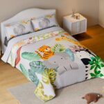 Children Digital Printed Bedspreads A10 Kids 3-Piece Quilt Bedding Set | All-Season Soft Bedspread Set